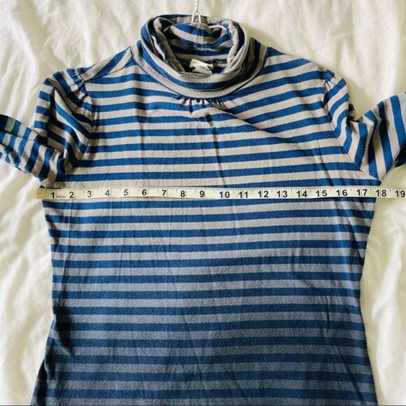 Route 66 ⢠Classic Striped Ombre Turtleneck Sweater - Picture 6 of 6